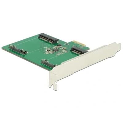 Abbildung von Delock PCI Express Karte zu 2 x intern mSATA