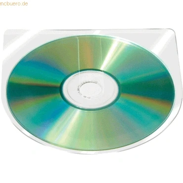 Abbildung von Connect CD/DVD Hüllen PP transparent selbstklebend ohne Lasche VE=10 S