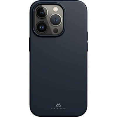 Abbildung von Black Rock Hülle Urban Case Silikonhülle Passend für Apple iPhone 14 Pro I Handyhülle, Silikon, Dünn, rutschfest (Midnight)