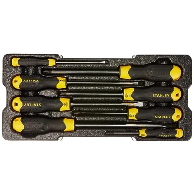 Abbildung von Stanley Modul Schraubendreher Cushiongrip 8 Teilig