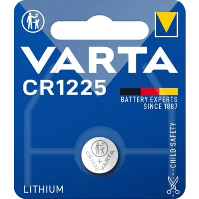 Abbildung von VARTA Batterien Knopfzelle CR1225, 1 Stück, Lithium Coin, 3V, kindersichere Verpackung, für elektronische Kleingeräte Autoschlüssel, Fernbedienungen, Waagen