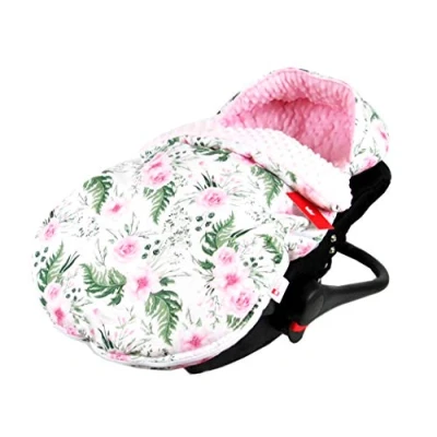 Abbildung von BABYLUX FUßSACK 90cm Minky Babyschale Kinderwagen Buggy, 13. Wilde Blüten