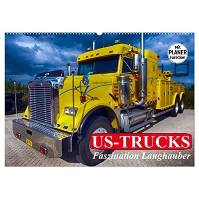 Abbildung von US Trucks. Faszination Langhauber (Wandkalender 2025 DIN A2 quer), CALVENDO Monatskalender