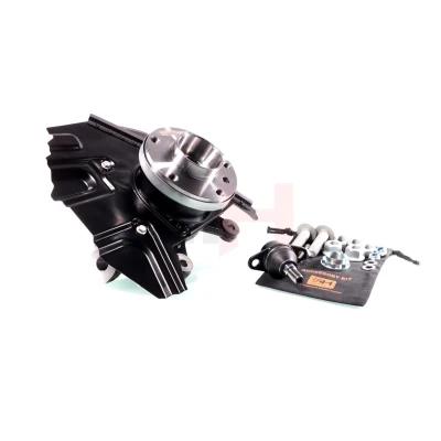 Abbildung von GH 281595V Achsschenkel Vorderachse links mit Radnabe, Radlager, Spritzschutzkappe, Schrauben BMW: X5