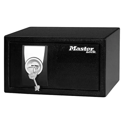 Abbildung von MASTER LOCK X031ML, Tragbarer Safe, Schwarz, Schlüssel, Stahl, 290 mm, 264 mm
