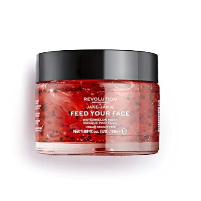 Abbildung von Revolution Skincare X JAKE Jamie Watermelon Hydrating FACE MASK Gesichtsmaske, Damen, Größe: 50 ml,