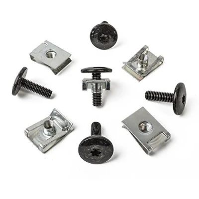 Abbildung von 10x Set Torx Schraube + Metall Klammer Halterung CL 0380+CL 0370