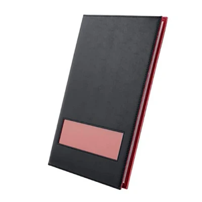 Abbildung von Rexel ProStyle OnView Präsentationsmappe mit 40 Taschen, A4, Schwarz/Granatapfel