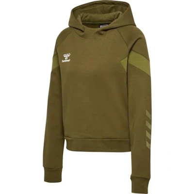 Abbildung von Hummel Travel Kapuzenpullover, Damen, Größe: 44, Military olive