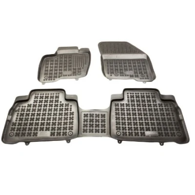 Abbildung von REZAW PLAST 200625 Fußmattensatz Gummi schwarz FORD: S Max Mk2, Galaxy Mk3 MPV