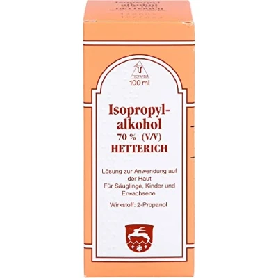 Abbildung von Isopropylalkohol 70% V/V Hetterich 100 ml