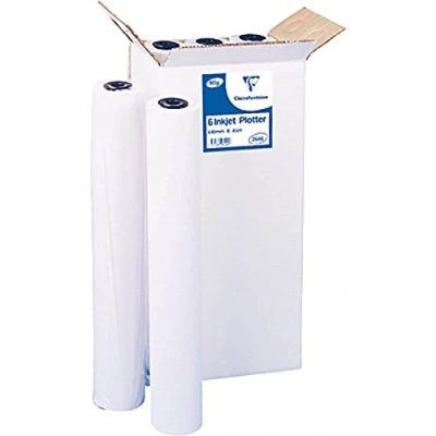 Abbildung von Clairefontaine Inkjetpapier Rolle 610mm x 45m 90g/qm weiß