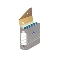 Abbildung von Elba Archiv Schachtel Ablageschachtel tric 110x340x270mm Wellpappe gra