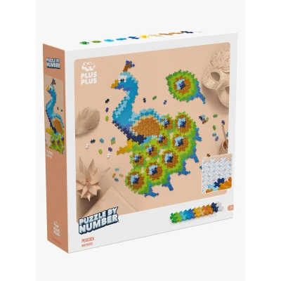 Abbildung von Plus Puzzle By Number Baukasten Peacock 800 Teile