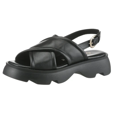 Abbildung von Gabor Comfort Plateausandalette, Damen, Größe: 35, Schwarz Schuhe