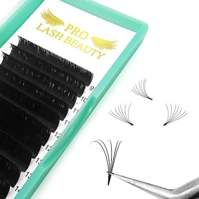 Abbildung von Easy Fan Lashes Selbstfächernde Wimpern für Volumentechnik C D curl Wimpernverlängerung 8 15 mm Länge Volumen (11 mm, 0.05)