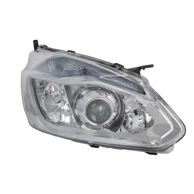 Abbildung von TYC 20 15315 05 2 Scheinwerfer rechts H7/H1, H15 chrom mit Tagfahrlicht, Kurvenlicht für Rechtsverkehr Elektromotor