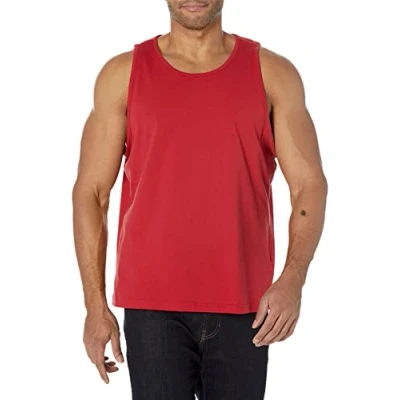 Abbildung von Amazon Essentials Herren Tanktop, Normale Passform, Rot, XL