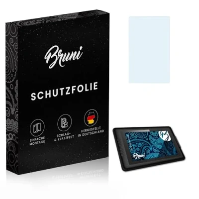 Abbildung von Bruni Schutzfolie kompatibel mit XP PEN Artist 13.3 Folie, glasklare Displayschutzfolie (2X)