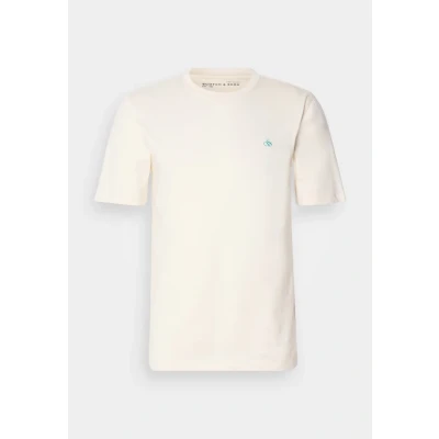 Abbildung von Scotch &amp; Soda Seasonal CORE Regular FIT LOGO Tshirt basic, Herren, Größe: Medium, Eggnog