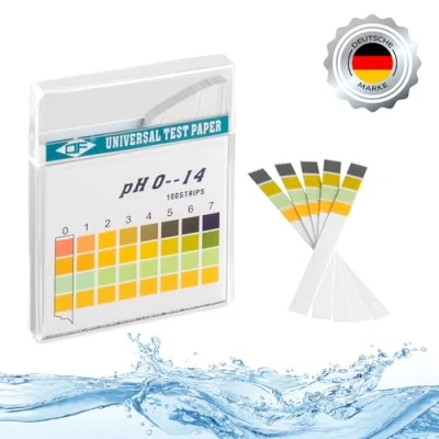 Abbildung von ECENCE Wasserteststreifen ph wert Teststreifen 100 Stück 0 14 Aquarien