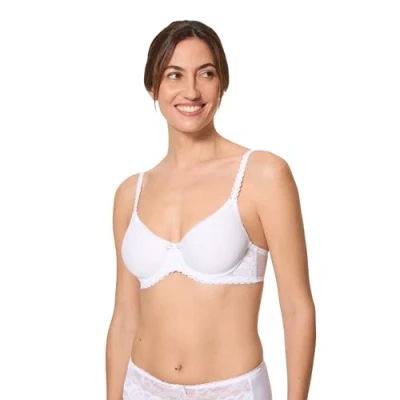 Abbildung von Playtex Damen Spacer Bügeln BH, weiß, 80B