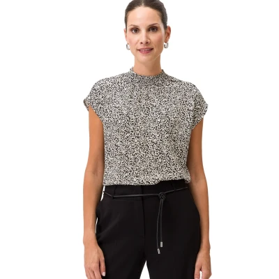 Abbildung von zero Bluse, Damen, Größe: 42, Blackcream