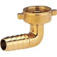 Abbildung von Messing Winkelverschraubung 26,5mm (G 3/4&quot;), Schlauchstück