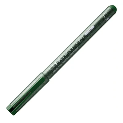Abbildung von Copic Multiliner 0,3 mm, Olive, Fineliner mit einer feinen Spitze und wasserbeständiger Pigmenttinte
