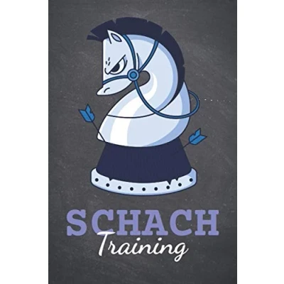 Abbildung von Schach Training: Schachbuch mit vorgedruckten Scorebooks zum Eintragen für Schachspieler und Schachvereine beim Turnier oder Schachtraining