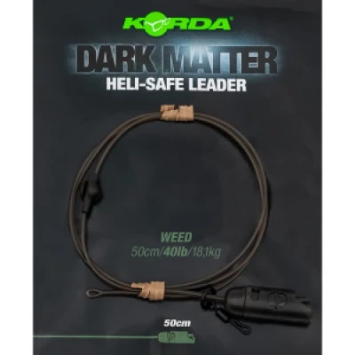 Abbildung von Korda Dark Matter Karpfenmontage Heli Safe Weed 40lb 50cm Karpfen Vorfächer