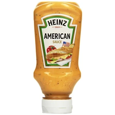 Abbildung von Heinz American Burger Sauce, Style, Kopfsteherflasche, 1er Pack (1 x 220 ml)