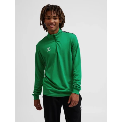 Abbildung von hummel Herren Hmlauthentic Half Zip Sweater, Grün, XXL EU