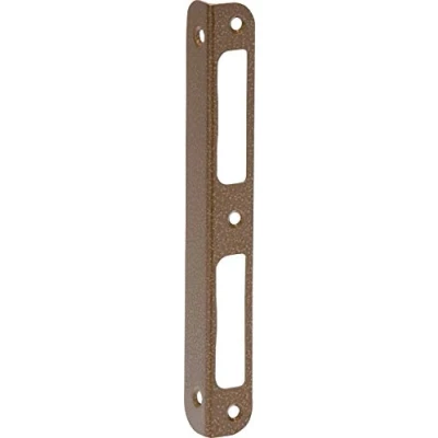 Abbildung von ABUS Winkelschließblech WSB170 für Zimmertüre und Wohnungstüren 170 mm x 20 DIN linke rechte Türen Gold