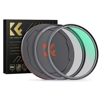 Abbildung von K&amp;F Concept Nano X Serie Magnetischer CPL Filter 62mm Zirkular Polfilter Polarisationsfilter HD 28 Multi Layer Beschichtungen Ultra Slim Linsenfilter Optisches Glas