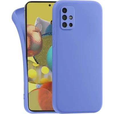 Abbildung von MyGadget Hülle für Samsung Galaxy A51 4G robuste Silikon Schutzhülle TPU Case Slim Silikonhülle Back Cover Kratzfest Handyhülle Matt Blau