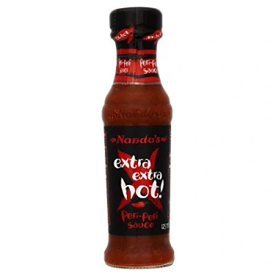 Abbildung von Nandos Extra Hot Peri Sauce (125 ml) Packung mit 6
