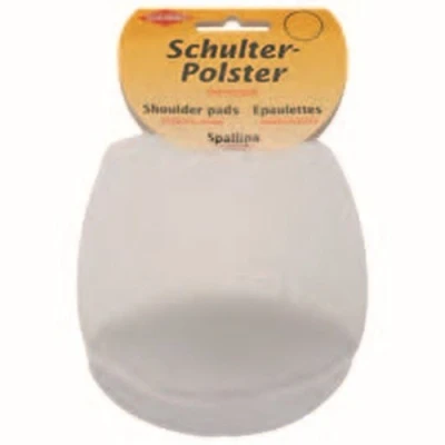 Abbildung von Kleiber KR 3 Schulterpolster ohne Haken und Flauschband Raglan, 50% Polyamid, Weiß, 16 x 11 5 cm
