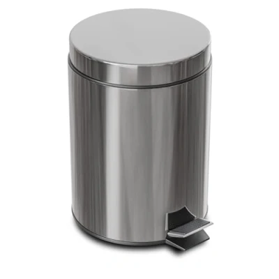 Abbildung von Amig Edelstahl Treteimer 20L Hygienisch und Pflegeleicht Anti Fingerprint Elegantes Satin Finish Für Küche Büro, Satiniert,