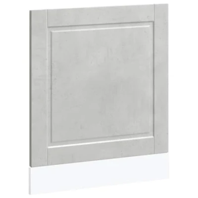 Abbildung von vidaXL Geschirrspülerblende Porto Betongrau 60x1,5x67 cm Holzwerkstoff, Geschirrspüler Frontblende, Verkleidung, Geschirrspülerfront