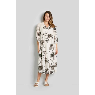 Abbildung von bugatti MIT Volants Freizeitkleid, Damen, Größe: 44, Beige