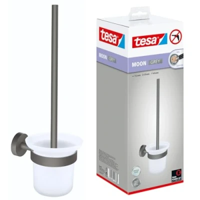 Abbildung von Tesa WC Bürste Moon Grey inkl. Klebelösung