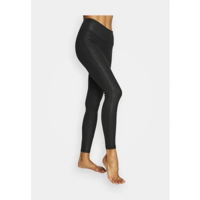 Abbildung von Magic Bodyfashion Leather LOOK Legging Nachtwäsche Hose, Damen, Größe: Large, Black