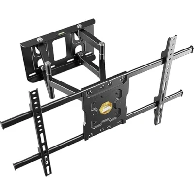 Abbildung von RICOO S7264 TV Wandhalterung, (bis 65 Zoll, schwenkbar neigbar ausziehbar Fernseher Halter universal VESA 600x400)
