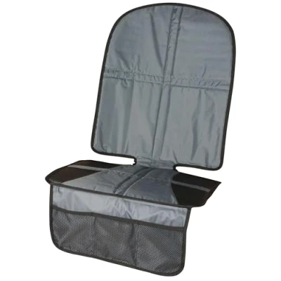 Abbildung von Walser XL Kindersitzunterlage Auto Isofix kompatibel, 100% wasserabweisend, Rutschfester Autositzschoner Kindersitz, Unterlage Kindersitz Universalgröße, Sitzschoner grau/schwarz