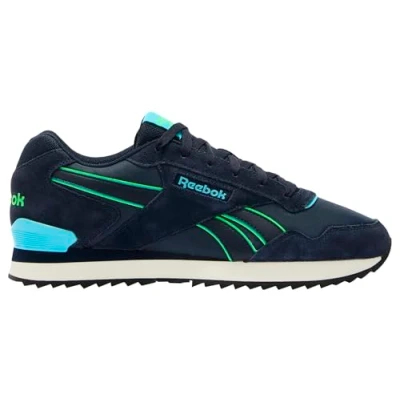 Abbildung von Reebok Unisex Glide Ripple Clip Sneaker, Vector Navy/DIGITAL Blue/SOLAR Lime, 43 EU