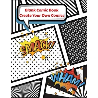 Abbildung von Blank Comic Book Create Your Own Comics: 135 Pages For Kids Draw and Write Express &amp; Teens or Adults Talent Creativity with This Lots of ... Large Size Print 8.5 X 11 Inches (Volume 9)