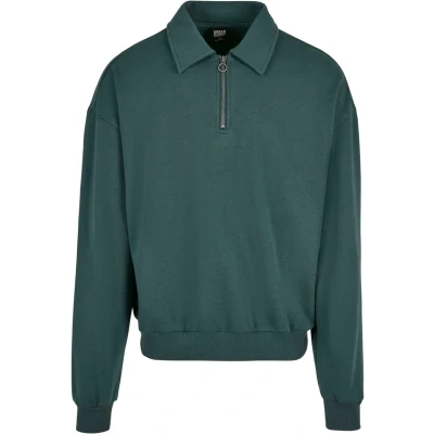 Abbildung von Urban Classics Collar CREW Poloshirt, Herren, Größe: XL, Bottlegreen