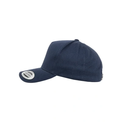 Abbildung von Flexfit 5PANEL Curved Classic Snapback Cap, Größe: One Size, Navy