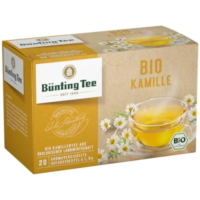 Abbildung von Bünting Tee Kamille 6er Pack Bio Kräutertee 6 x 20 Teebeutel